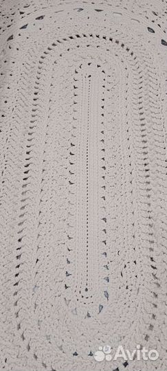 Ажурный ковер из полиэфирного шнура