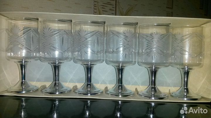 Рюмки хрустальные 