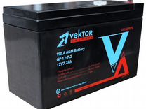 Аккумулятор для ибп Vektor Energy GP 12-7.2 7,2 Ач