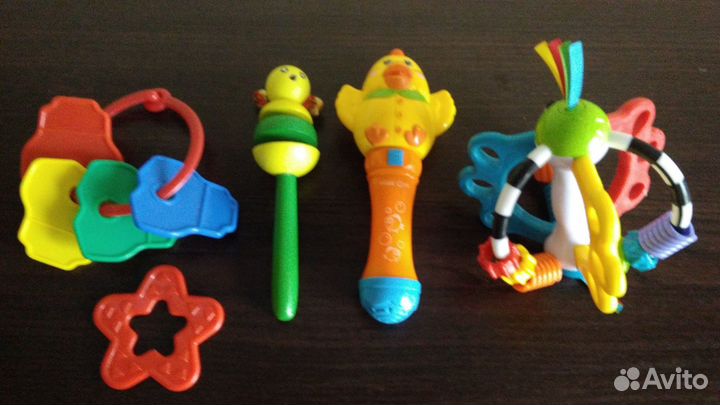 Игрушки для малышей с рождения до 2-х лет