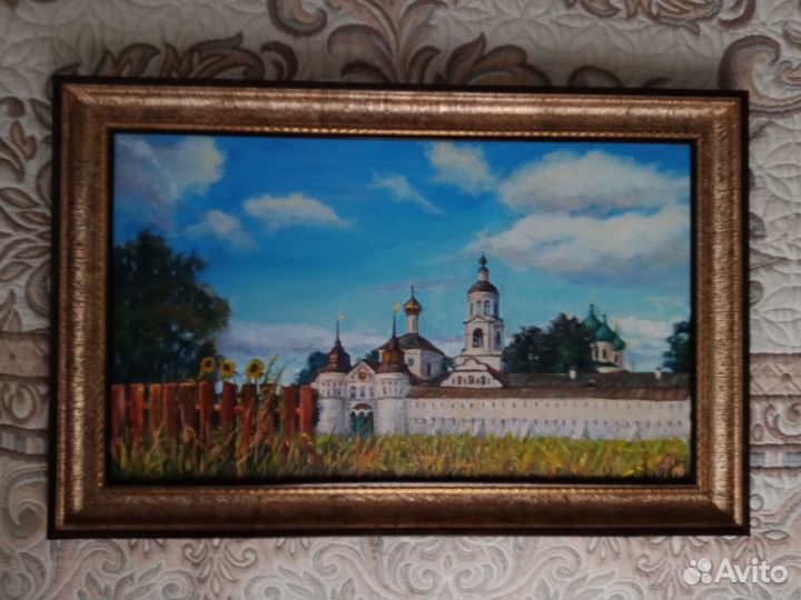 Картина Русский пейзаж маслом