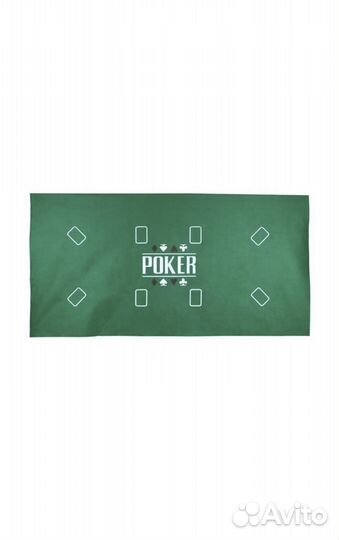 Покерный набор 200 фишек с номиналом и сукном