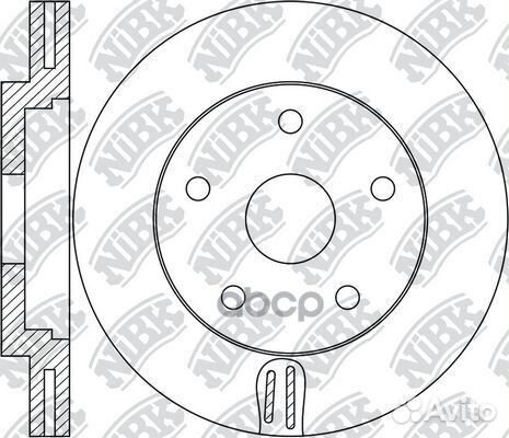 Диск тормозной jeep Grand Cherokee IV 2010 RN17