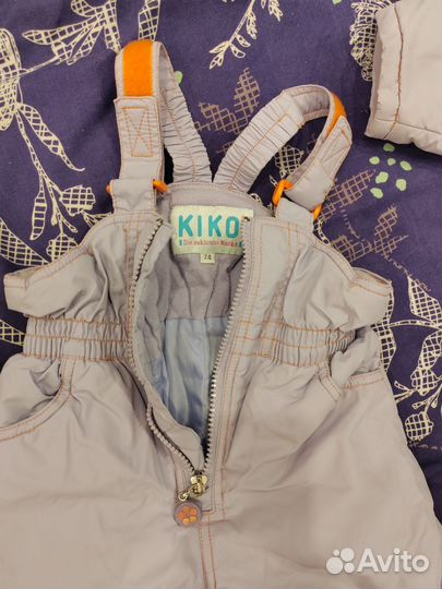 Демисезонный костюм для девочки 74см