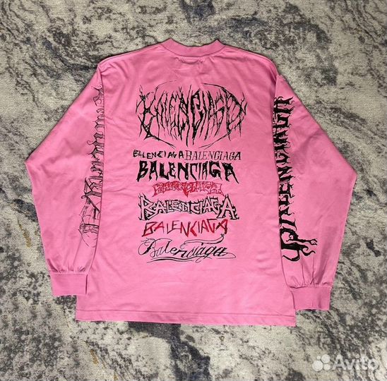 Лонгслив Balenciaga DIY Metal Lux