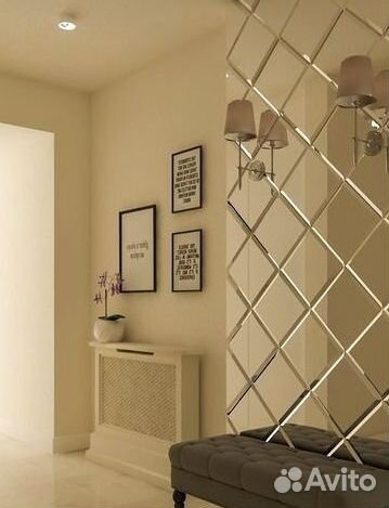 Зеркальное панно на заказ