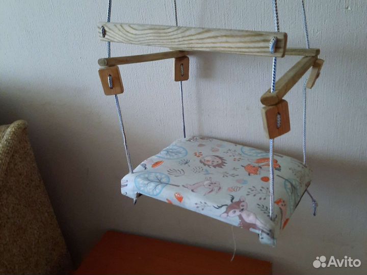 Качели детские деревянные