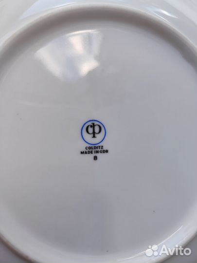 Набор тарелок фарфор ГДР