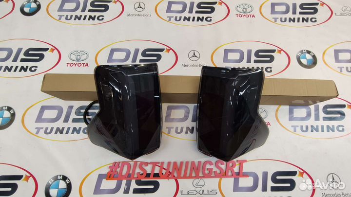 Стоп сигналы Toyota Tundra 2007-2013 дымчатые