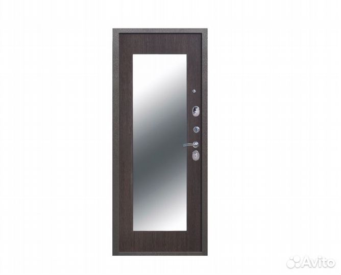 Дверь входная с зеркалом