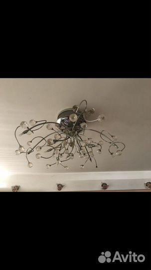 Люстра потолочная б/у