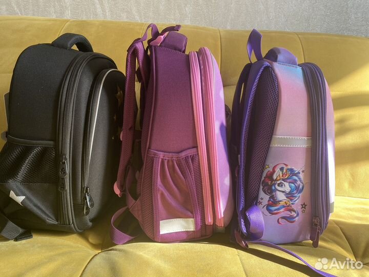 Рюкзак школьный для девочки grizzly новый