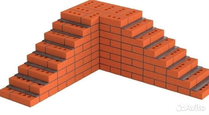 Кирпич цокольный строительный 1нф