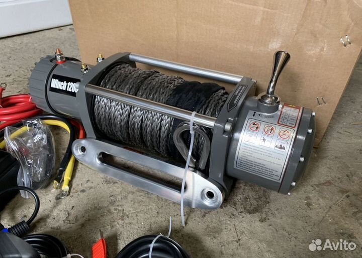 Лебедка electric winch 12000 / 12v кевлар