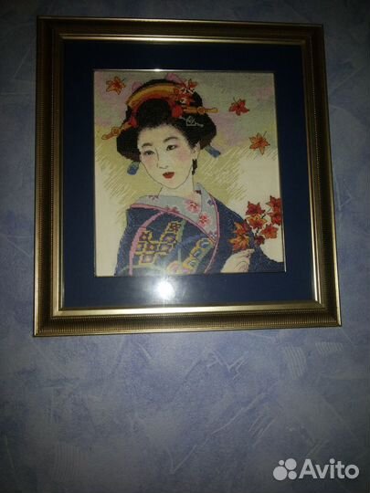 Японка вышивка крестиком