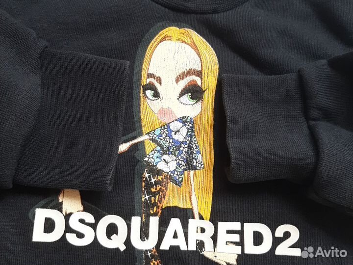 Детский Свитшот dsquared2 черный 98