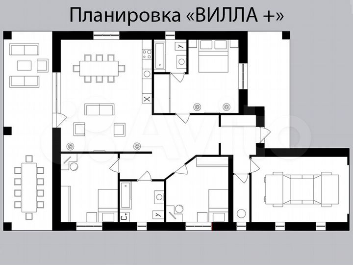 Дом 214 м² на участке 7,2 сот.