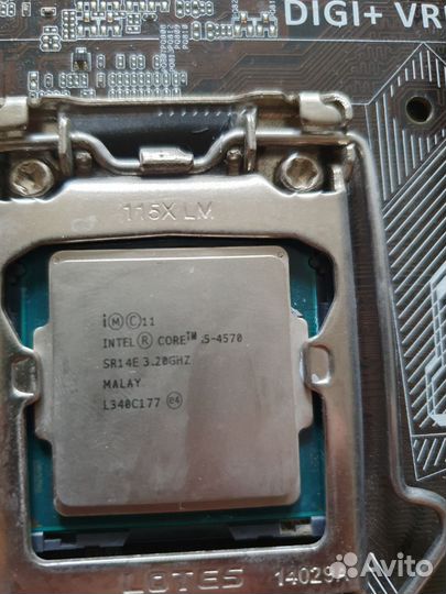 Материнская плата с процессором i5