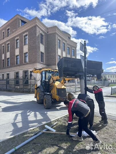 Бурение и бетонирование свай