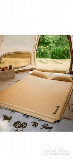 Коврик 2-х местный самонадувающийся Naturehike new