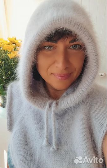 Капюшон из ангоры