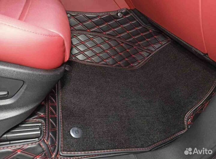 3D коврик для багажника porsche cayenne 2021