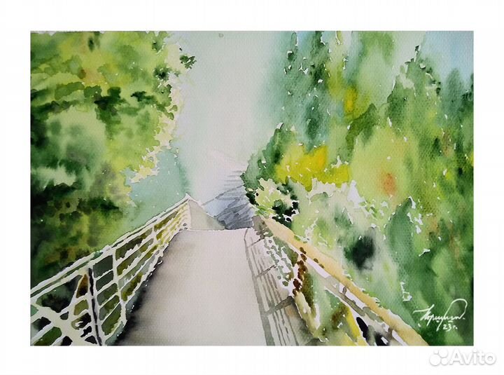 Картина акварельная 