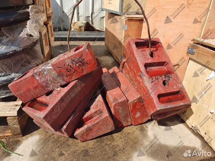 Дробящая пластина камнедробильной машины PF1010