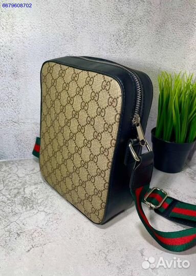 Сумка мужская Gucci на плечо