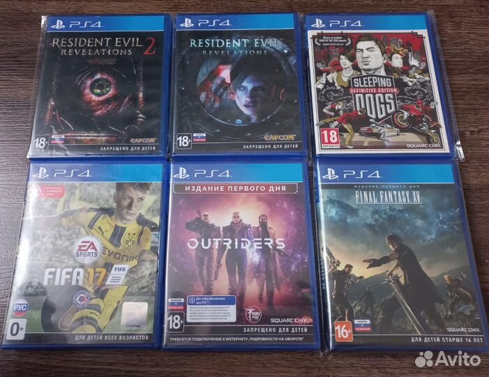 Игры для приставок ps4