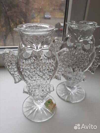 Подсвечник хрустальный СССР