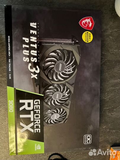 Продам видеокарту 3080 rtx msi