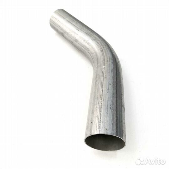 Труба-гиб глушителя 63*250 угол 45 нержавейка CBD