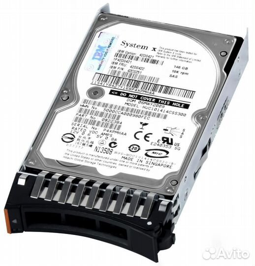 Жесткий диск IBM 146Gb 42D0421 42D0422 SAS 2.5 10K