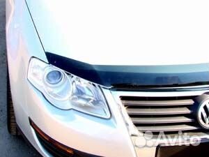 Дефлектор капота темный VW passat B6 2006-2010, NLD.svopas0612 / Фольксваген Пассат