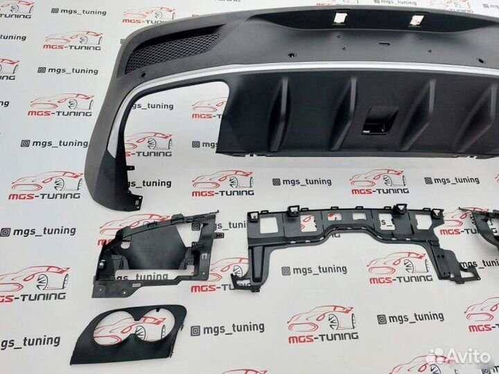 Диффузор 53 AMG Chrome на Mercedes GLE-Coupe C167