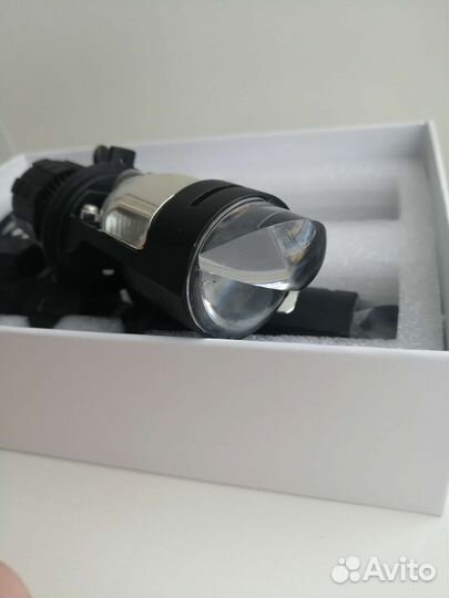 Светодиодные лампы h4, h7с линзой