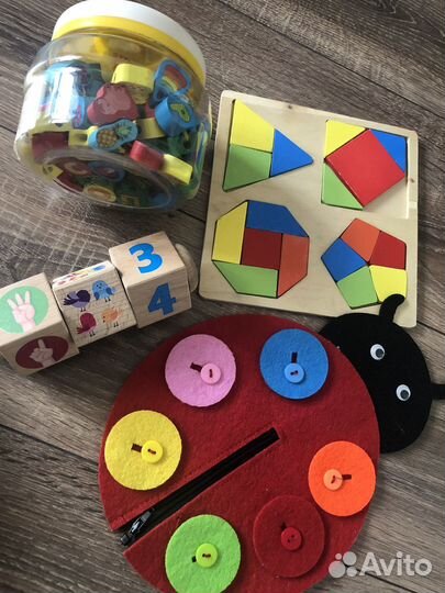 Развивающие игрушки от 1 года пакетом