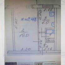 1-к. квартира, 32,2 м², 2/3 эт.