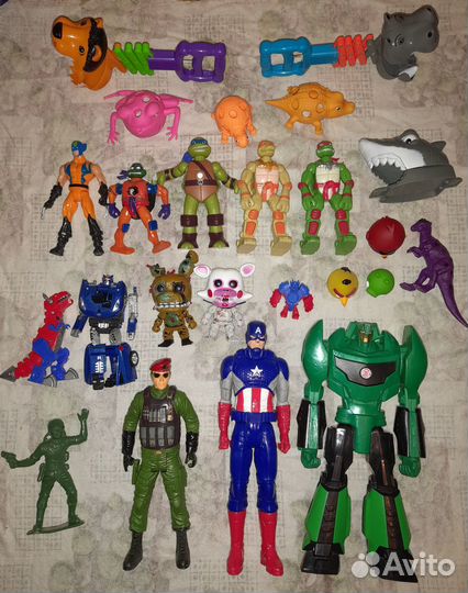 Игрушки много пакетом лотом машины пистолет