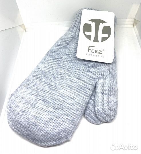 Варежи Ferz двойная вязка Вьюга 31754V-07