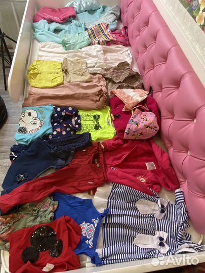 Вещи пакетом на девочку 92 98