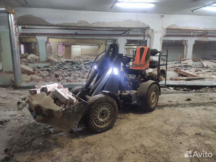 Минипогрузчик, минитрактор, гидроклин, ямобур