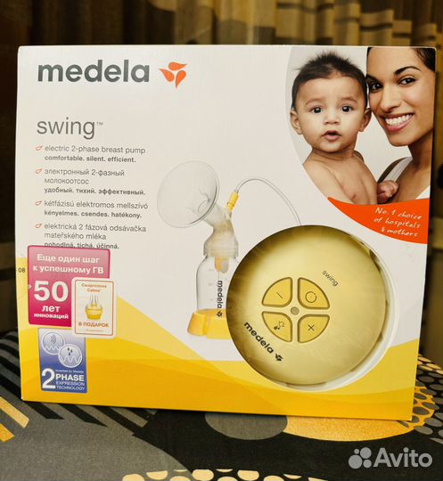 Молокоотсос электрический medela swing