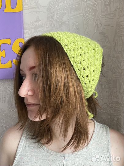 Косынки вязаные ручная работа