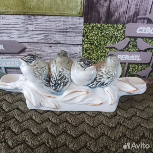 Статуэтка СССР. Воробьи. Зик