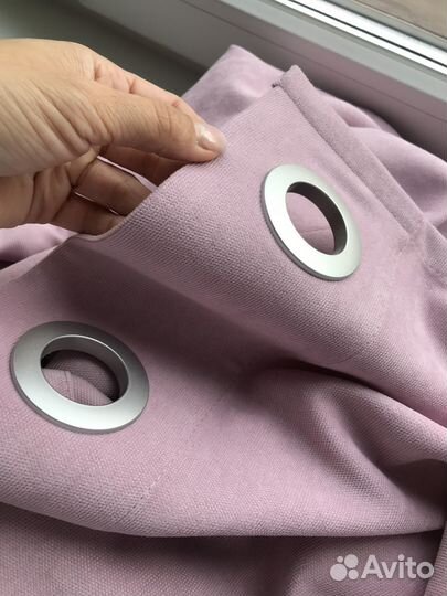 Шторы на люверсах, канвас