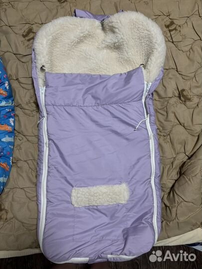 Теплый конверт в коляску