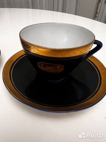 Чайные чашки с блюдцами лфз