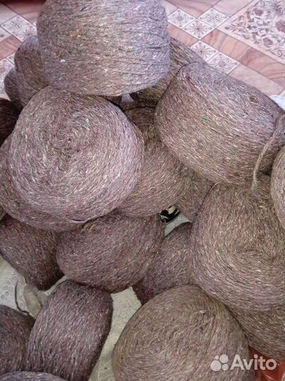 Пряжа для вязания шерсть много